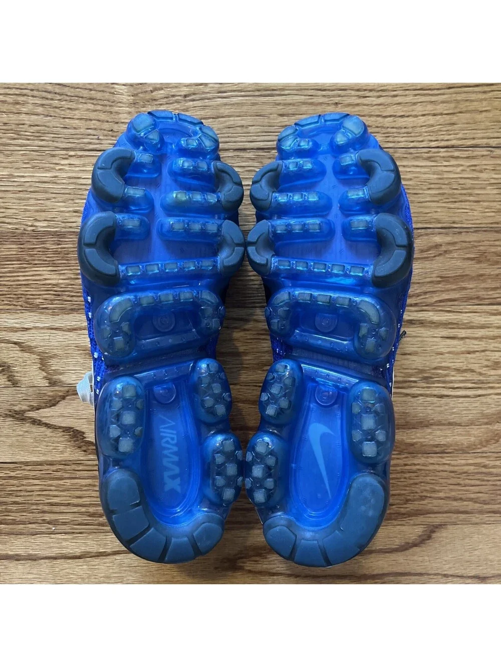Nike Air VaporMax Flyknit 2 Shoes Mens 9.5 Racer Blue Sneakers 942842-204